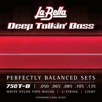 La Bella  750T-B - Струни для 5-струнної бас-гітари, ассорти