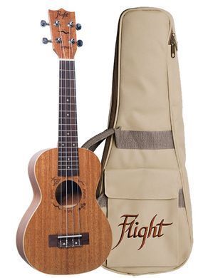 Flight DUC323 MAH/MAH Concert - укулеле, Натуральний