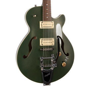 Godin Guitars Montreal Premiere Ltd Desert Green w/Bigsby - полуакустическая гитара, Натуральный