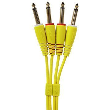 UDG Set Jack-Jack Yellow 3m (U97004YL) - професійний подвійний аудіокабель, Жовтий