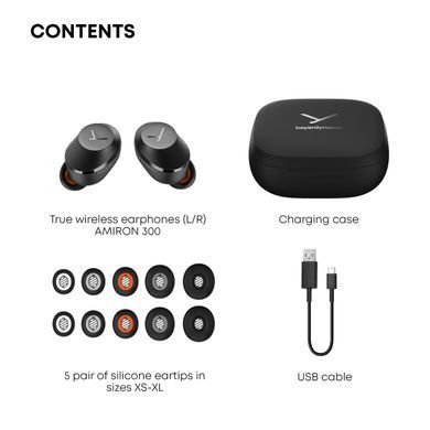 Beyerdynamic Amiron 300 TWS black - TWS-наушники, Черный