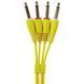UDG Set Jack-Jack Yellow 3m (U97004YL) - професійний подвійний аудіокабель, Жовтий