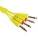 UDG Set Jack-Jack Yellow 3m (U97004YL) - професійний подвійний аудіокабель, Жовтий