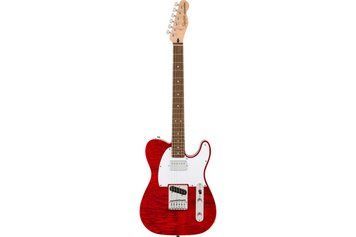 Squier by Fender Affinity Series Telecaster Flame Maple Top Crimson Red Transparent - Електрогітара , Червоний