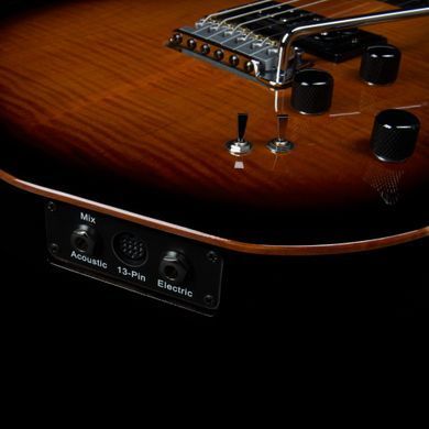 Godin Guitars Godin LGXT Cognac Burst Flame AA - електрогітара, Коричневий