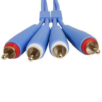 UDG Set RCA - RCA Blue 1,5m (U97001LB) - професійний стереофонічний аудіокабель, Блакитний