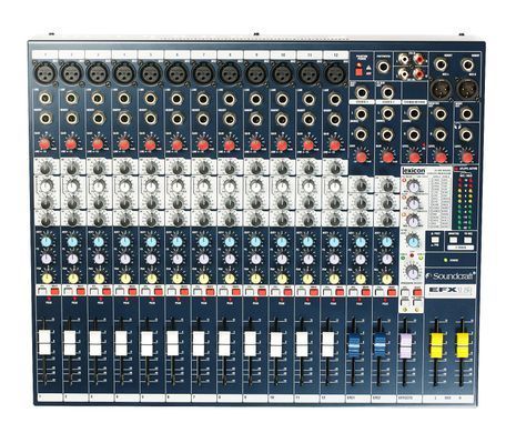 Soundcraft EFX12 - мікшерний пульт, Темно-синій