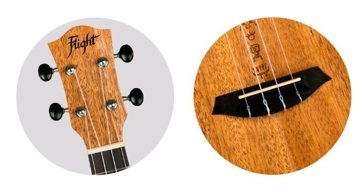 Flight DUC373 MAH Concert - укулеле, Натуральный