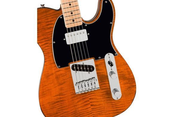 Squier by Fender Affinity Series Telecaster Flame Maple Top Mocha - Електрогітара, Коричневий
