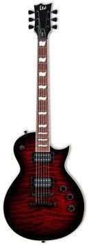 LTD EC-256QM (See Thru Black Cherry Sunburst), Червоний