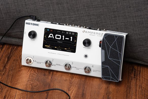 HOTONE AUDIO AMPERO II - Гитарный процессор эффектов, Белый