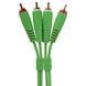 UDG Set RCA - RCA Green 1,5m(U97001GR) - професійний стереофонічний аудіокабель, Зелений