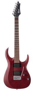 CORT X100 (Open Pore Black Cherry) - электрогитара, Красный