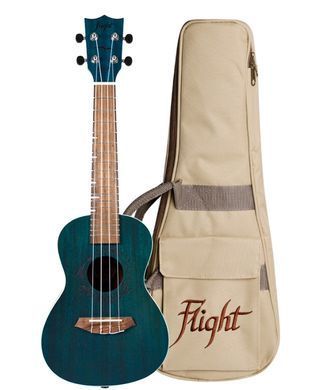 Flight DUC380 Topaz Concert - укулеле, Темно-синий