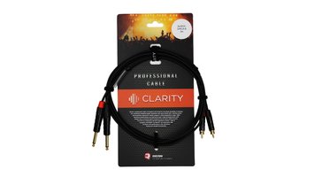 Clarity 2xJACK-2xRCA-B/2m, Черный