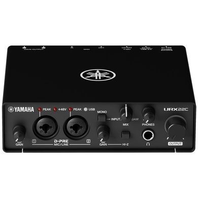 Yamaha URX22C - Аудіоінтерфейс, Черный