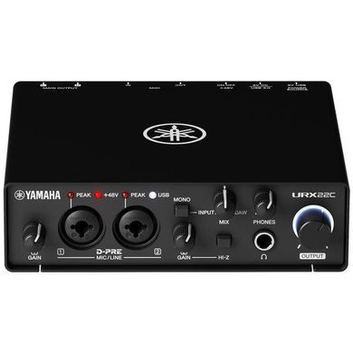 Yamaha URX22C - Аудіоінтерфейс, Черный