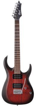 CORT X100 (Open Pore Black Burst) - Электргитара, Коричневый
