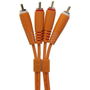 UDG Set RCA - RCA Orange 1,5m (U97001OR) - професійний стереофонічний аудіокабель, Помаранчевий