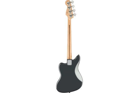 SQUIER Affinity Series Jaguar Bass LR Charocal Frost Metallic - Бас-гітара, Темно-сірий
