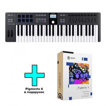 Arturia KeyLab Essential 49 mk3 (Black) + Arturia Pigments, Черный