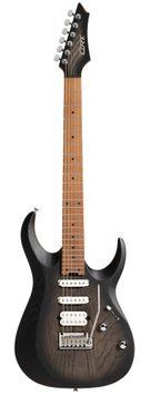 CORT X700 TRIALITY (OPEN PORE BLACK BURST) - Електрогітара, Черный