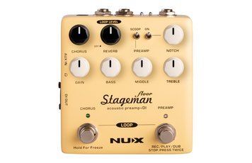 NUX NAP-5 Stageman Floor - педаль ефектів, Жовтий