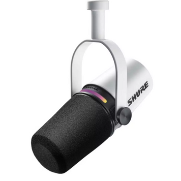 SHURE MV7+-W - студійний мікрофон, Білий