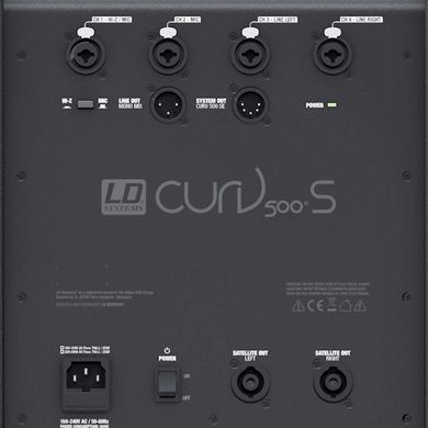 LD Systems Curv 500 PS, Черный