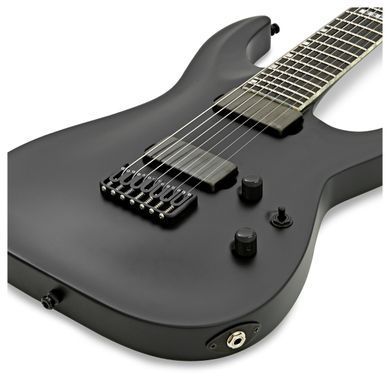 ESP E-II HORIZON NT-7B HIPSHOT (BLACK SATIN), Черный