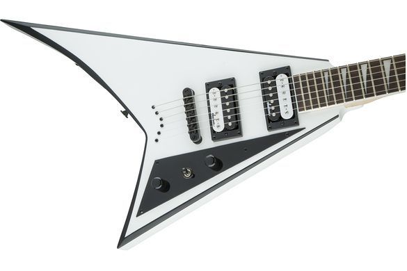 Jackson JS32T Rhoads AH White With Black Bevels - Електрогітара , Білий