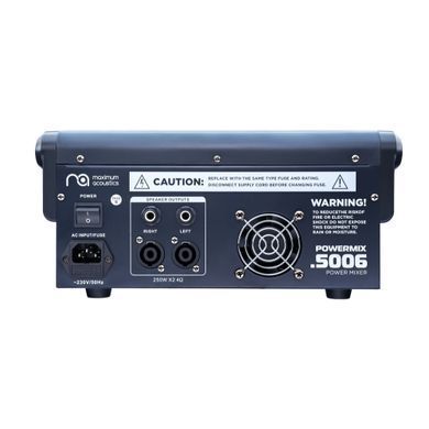 Maximum Acoustics POWERMIX.5006 - Активный микшер , Темно-синий
