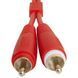UDG Set RCA - RCA Red 3m (U97003RD) - професійний стереофонічний аудіокабель, Червоний