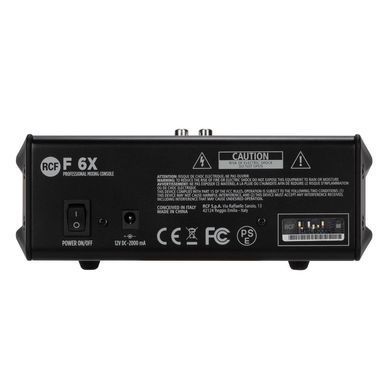 RCF F6X - Аналоговый микшер, Черный