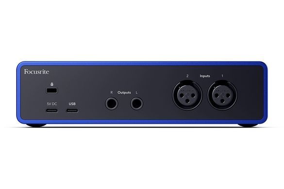 FOCUSRITE Scarlett 2i2 Anniversary Edition - Аудіоінтерфейс, Темно-синій
