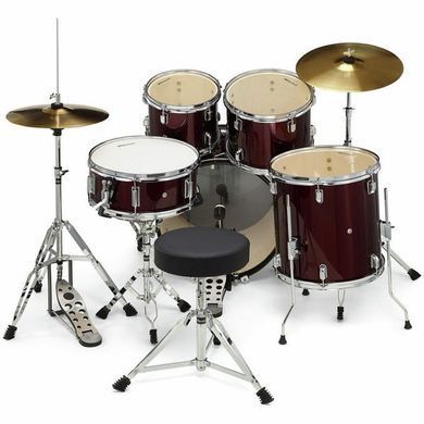 Millenium Focus 18 Drum Set Red - ударна установка, Червоний