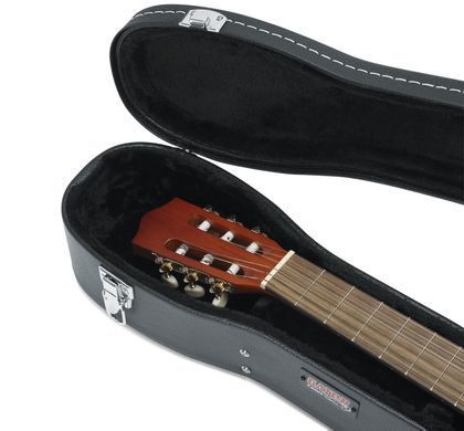 GATOR GW-CLASSIC Classical Guitar Deluxe Wood Case - кейс для класичної гітари, Черный