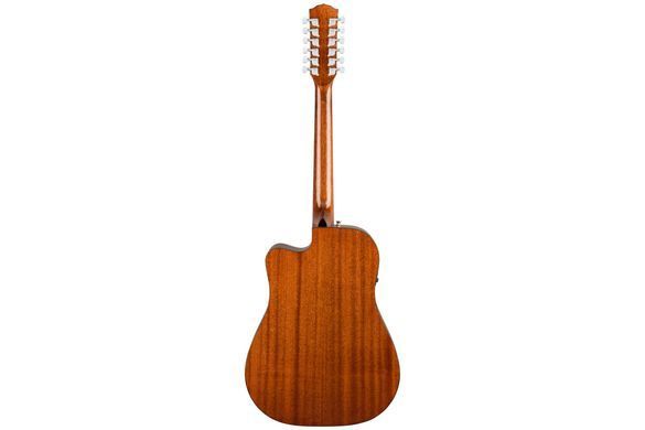 FENDER CD-60SCE Dreadnought 12-string WN Natural - Гитара электроакустическая 12-струнная, Натуральный