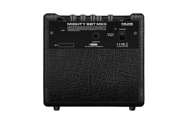 NUX Mighty 8BT MKII - комбопідсилювач гітарний, Черный