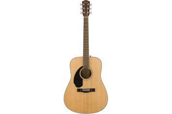 FENDER CD-60S LH WN NATURAL - Гітара акустична (лівостороння), Натуральний