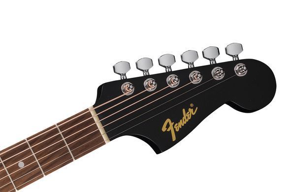 Fender California Debut Redondo CE Black - Гітара електроакустична, Черный