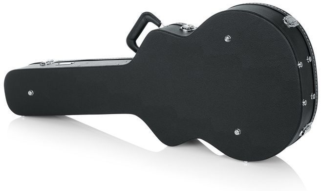 GATOR GW-JUMBO Jumbo Acoustic Guitar Deluxe Wood Case - кейс для акустической гитары, Черный