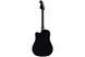 Fender California Debut Redondo CE Black - Гітара електроакустична, Черный