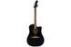 Fender California Debut Redondo CE Black - Гітара електроакустична, Черный
