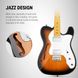 Donner Music DJC-1000S Sunburst Electric Guitar, Коричневий