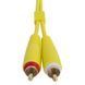 UDG Set RCA - RCA Yellow 3m (U97003YL) - професійний стереофонічний аудіокабель, Жовтий