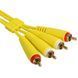 UDG Set RCA - RCA Yellow 3m (U97003YL) - професійний стереофонічний аудіокабель, Жовтий