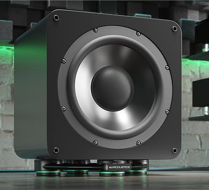IsoAcoustics APERTA SUB - Премиальная изоляционная платформа для сабвуферов, Черный