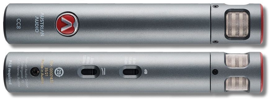 Austrian Audio CC8 Stereo Set - пара інструментальних конденсаторних мікрофонів, Темно-сірий