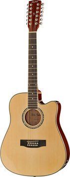 Harley Benton D-200CE-12NT - Електроакустична гітара 12-струнна, Натуральний